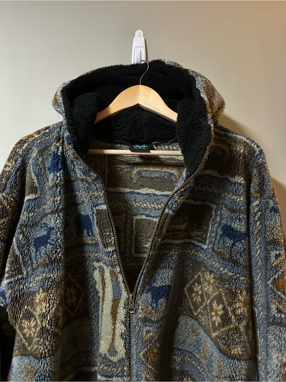 Mazmania Vintage Fleece Hooded Jacket - Picture 5 of 8